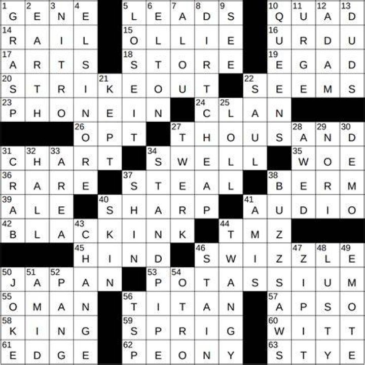 113022 NY Times Crossword 30 Nov 22, Wednesday
