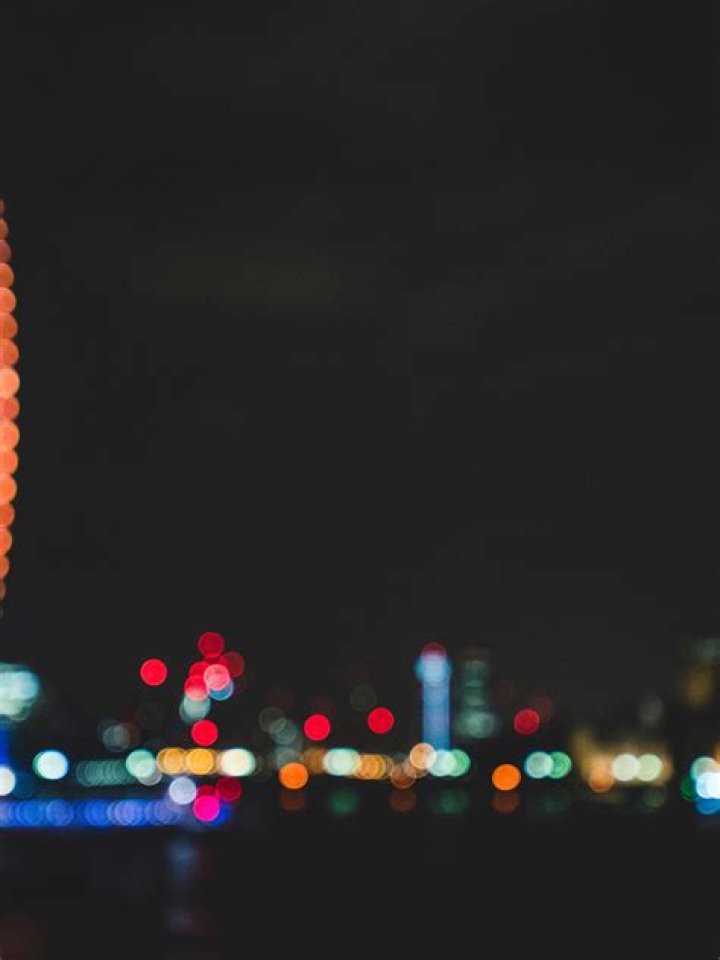 1536x2048 Resolution London UK Night Light Blurred Photography