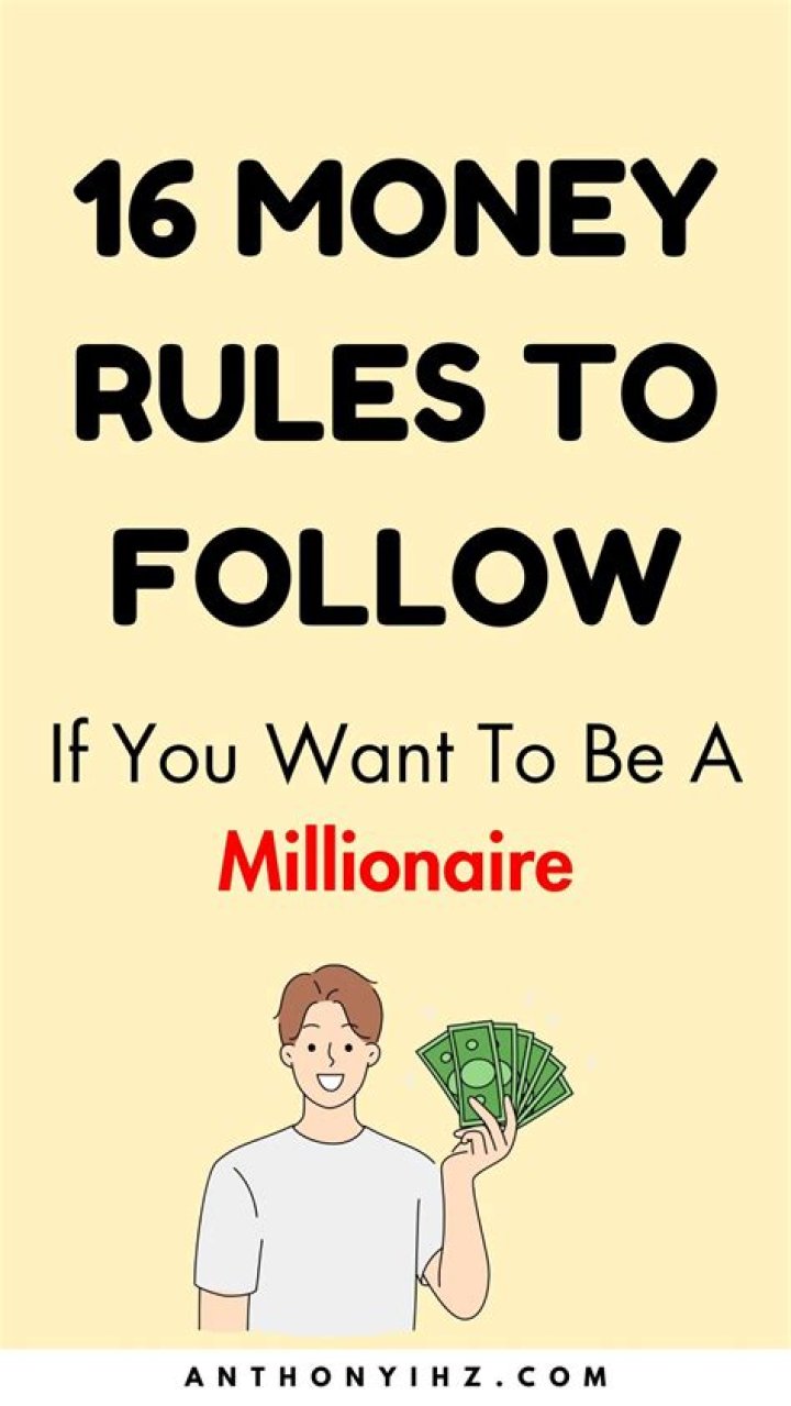 16 Money Rules That Millionaires Swear By GOBanking