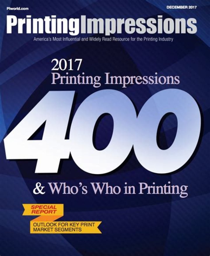 2017 Printing Impressions 400 FastTrack How They Achieved Growth