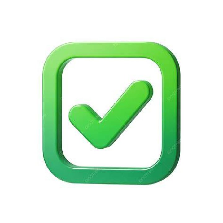 3d Green Check Mark Icon In Round Isolated Transparent Background Tick