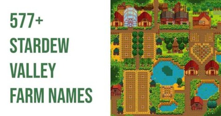 577+ Farm Names for Stardew Valley September 2023