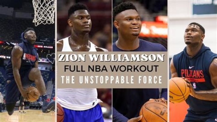 6 Day Zion Williamson Workout Plan for Gym Fitness and Workout ABS