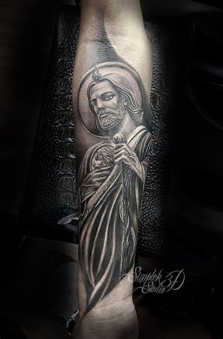 9+ San Judas Tadeo Tattoos Ideas Roses Tattoo For Men