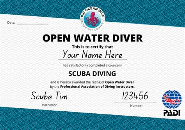 A PADI&reg; Certified Scuba Diver At Sandals Resorts