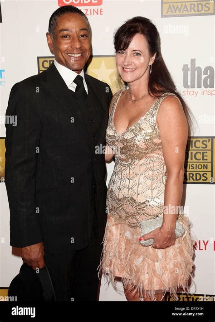 Actor Giancarlo Esposito (L) and Terry Barone Broadcast Television