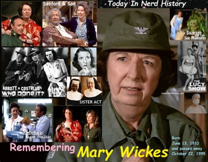 Actress Mary Wickes American Profile