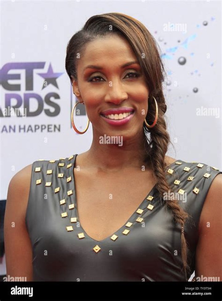 Actress/former WNBA player Lisa Leslie and children Michael Lockwood