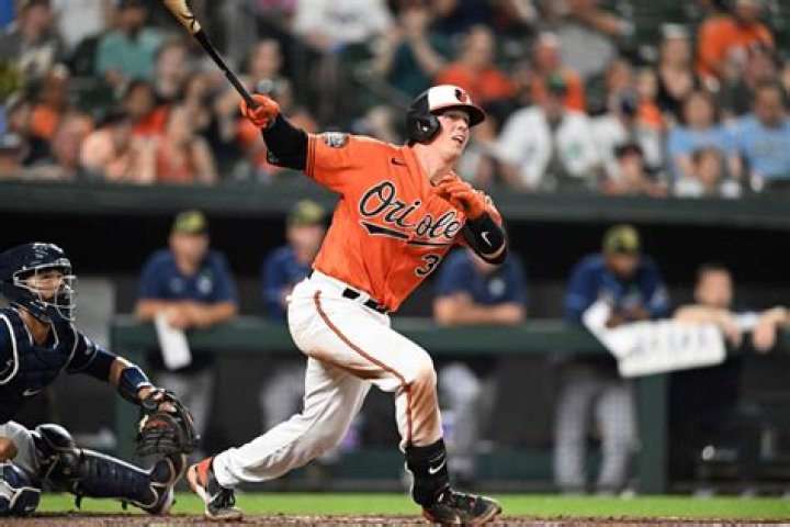 Adley Rutschman triples in MLB debut for Baltimore Orioles