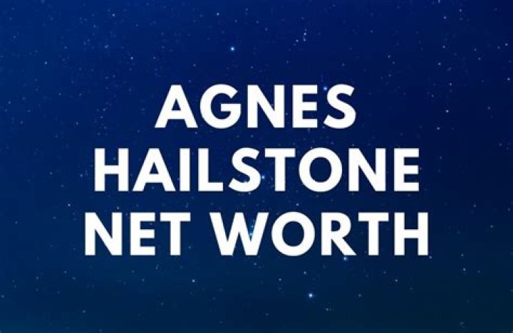 Agnes Hailstone Salary, Net Worth, Bio, Wiki, Age, First Husband, Kids