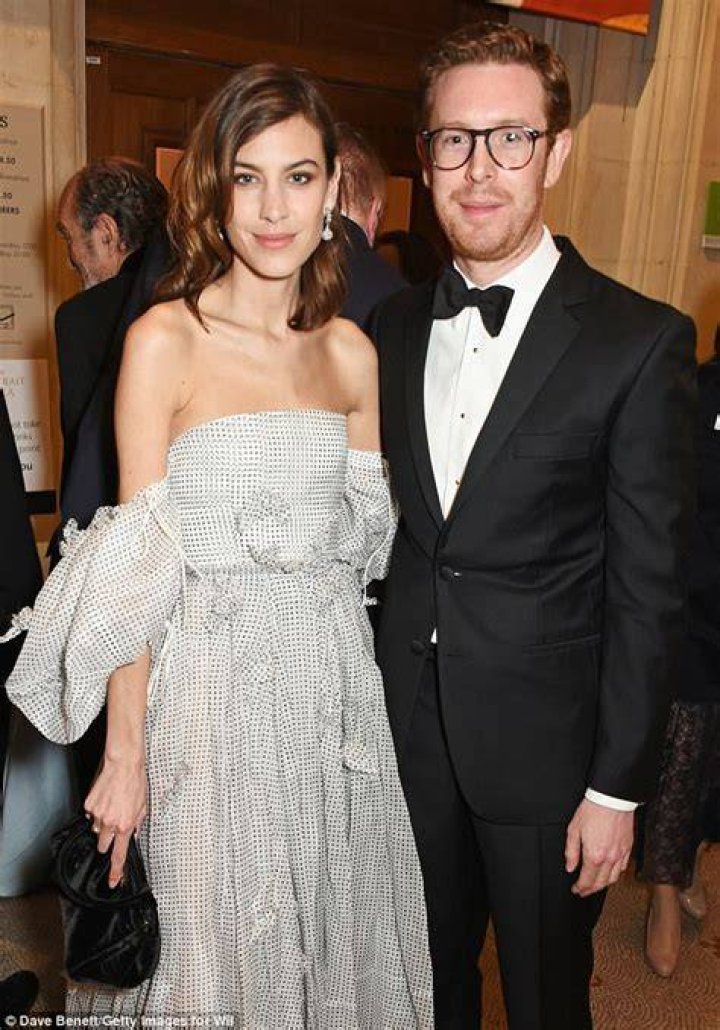 Alexa Chung takes father Philip to National Portrait Gala