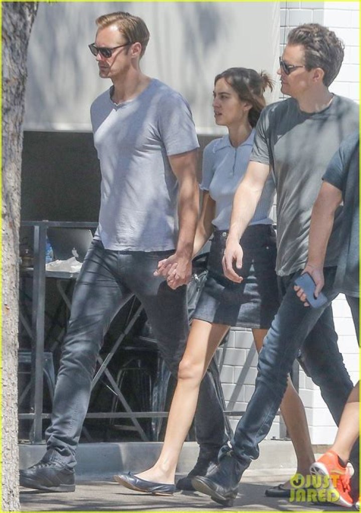Alexander Skarsgard & Alexa Chung Confirm Relationship With These PDA