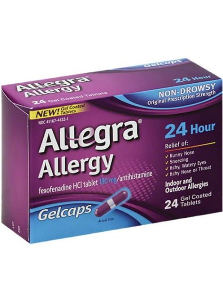 Allegra 24 Hour Allergy, Gelcaps 24 ea