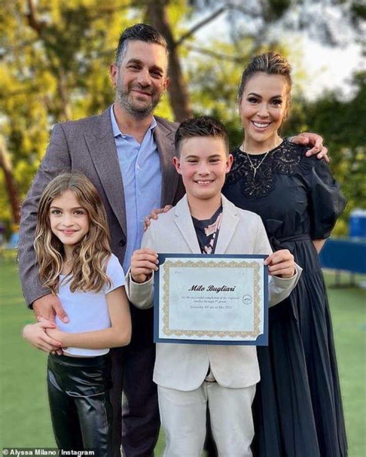 Alyssa Milano Children Meet Milo Thomas Bugliari And Elizabella Dylan