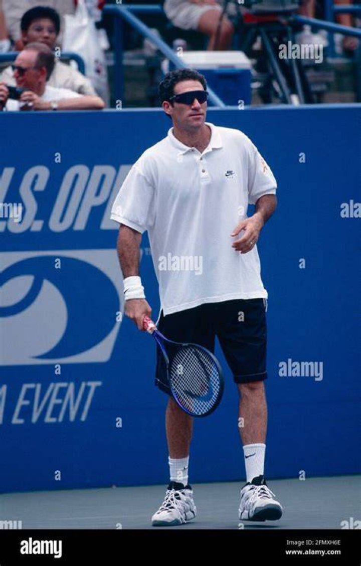 American tennis player and trainer Brad Gilbert, 1990s Stock Photo Alamy