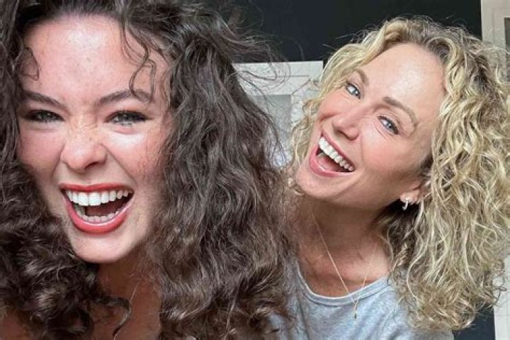 Amy Robach Harnesses Her 'Curl Power' in Twinning Photo with Daughter Ava