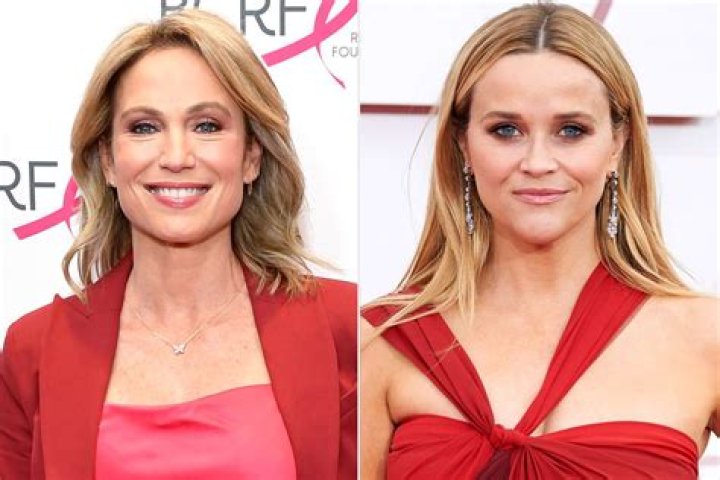 Amy Robach teased Reese Witherspoon she had 'GMA' drama in interview
