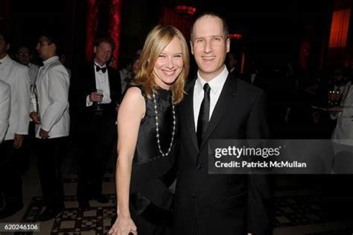Amy Ryan and Eric Slovin Opening night of the Manhattan Theatre Club