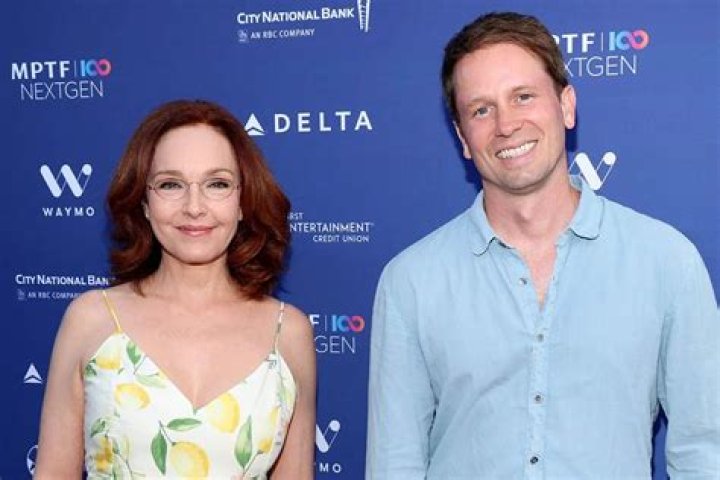 AMY YASBECK & JOHN RITTER.ACTORS & MARRIED.A.BEVERLY HILLS, LOS Stock
