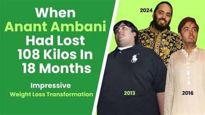 Anant Ambani lost 108kg then regained weight due to steroids from