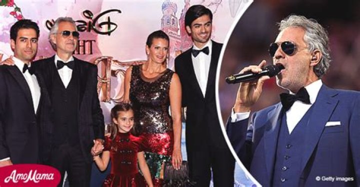 Andrea Bocelli Is a Doting Husband and Father Meet His Family