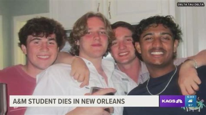 Andrew Henges Texas student, 19, dies in New Orleans after he