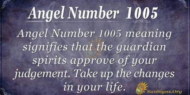 Angel Number 1005 Meaning Constructive Attitude