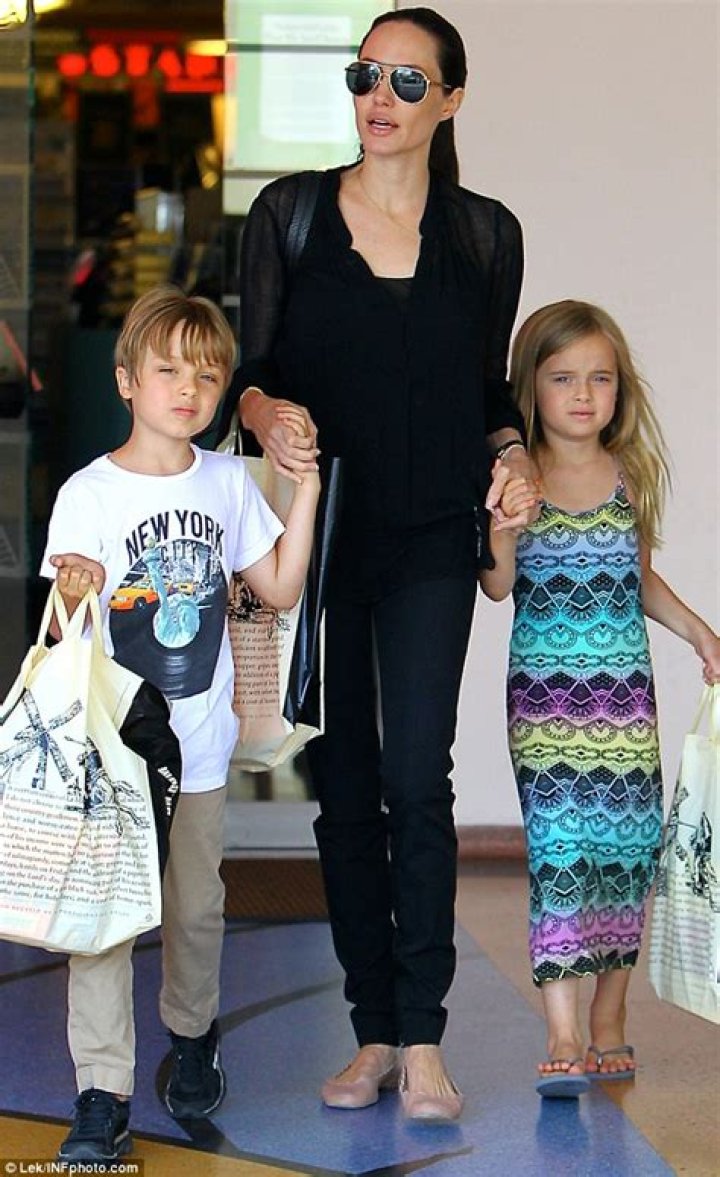 Angelina Jolie treats twins Knox and Vivienne to LA shopping trip