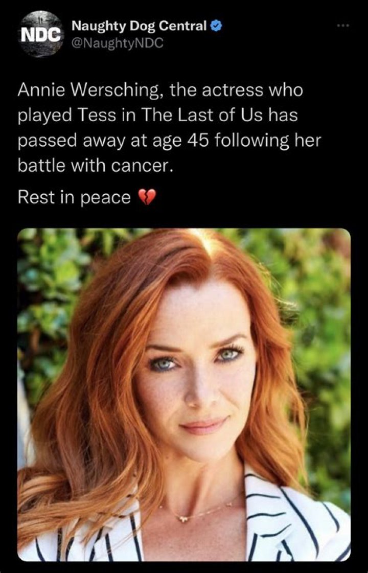 Annie Wersching passed away on 29 January 2023 in Los Angeles