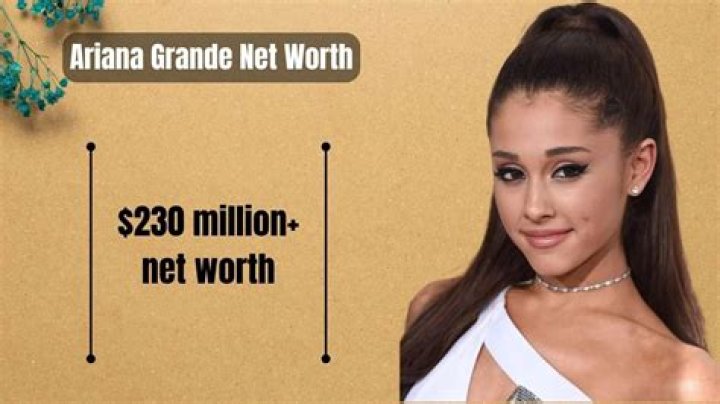 Ariana Grande 2023 Net Worth