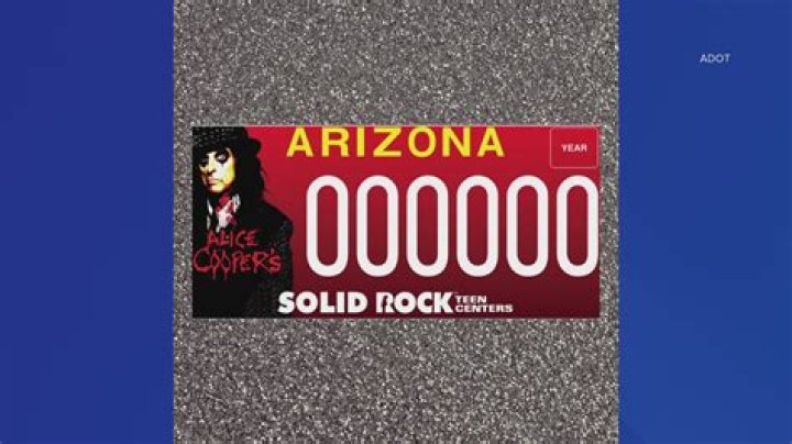 Arizona approves Alice Cooper license plate WDAY Radio