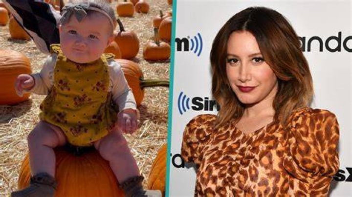Ashley Tisdale takes baby Jupiter to first pumpkin patch after date