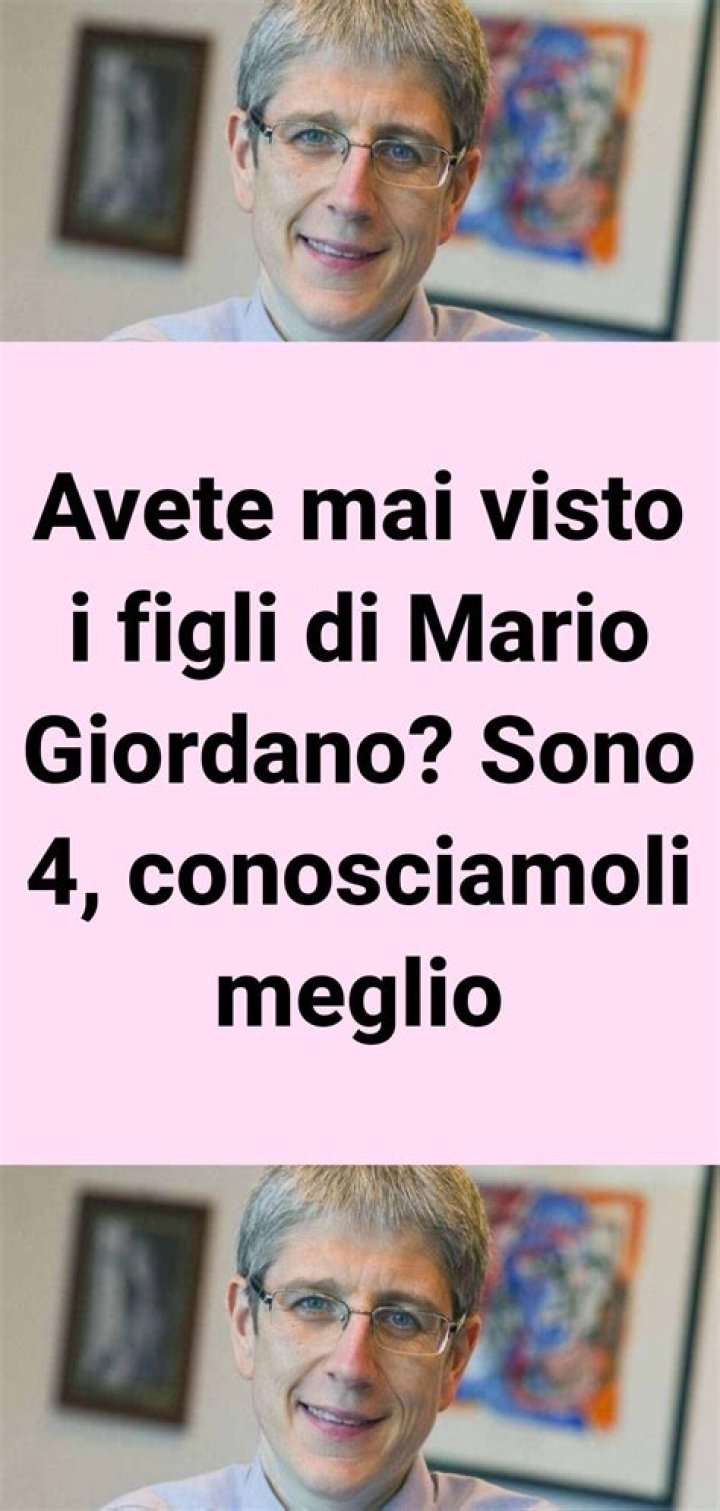 Avete mai visto i figli di Giovanna Mezzogiorno? Ecco il sacrificio che