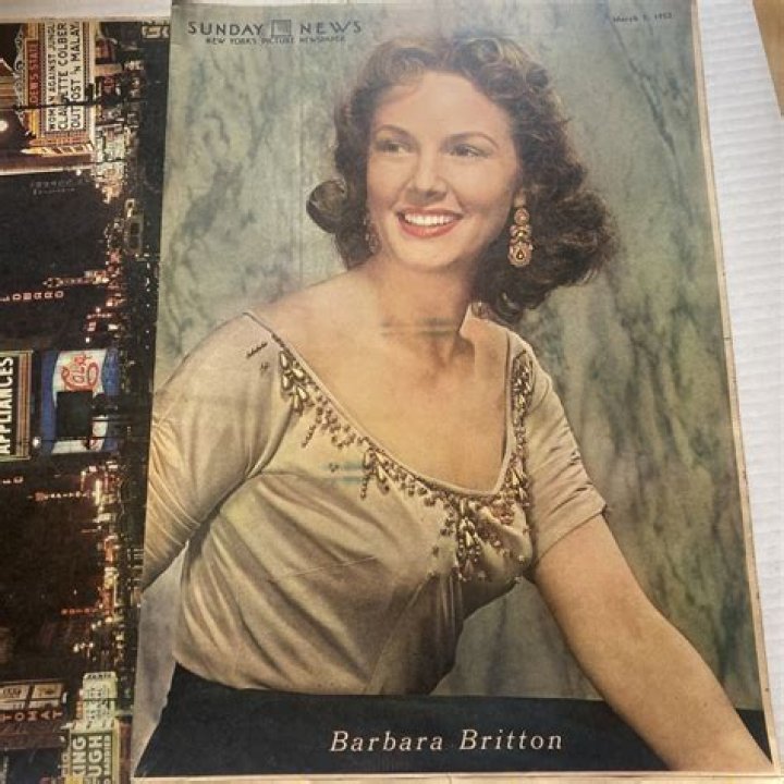 Barbara Britton Hollywood Actress and Movie Legend 40Trading Cards