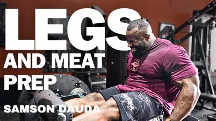 Barbecued Meat Is Samson Dauda's GoTo Meal Prep Option For His Olympia