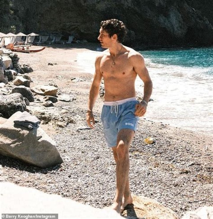 Barry Keoghan Shirtless & Barefoot