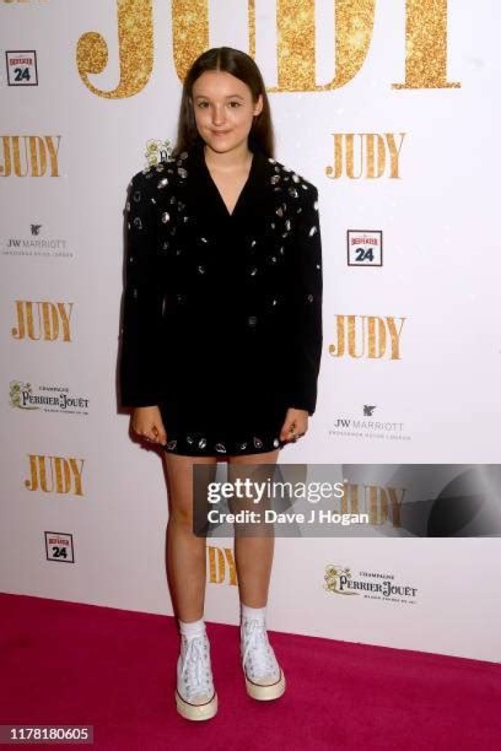 Bella Ramsey Attends the Judy Premiere in London Celeb Donut
