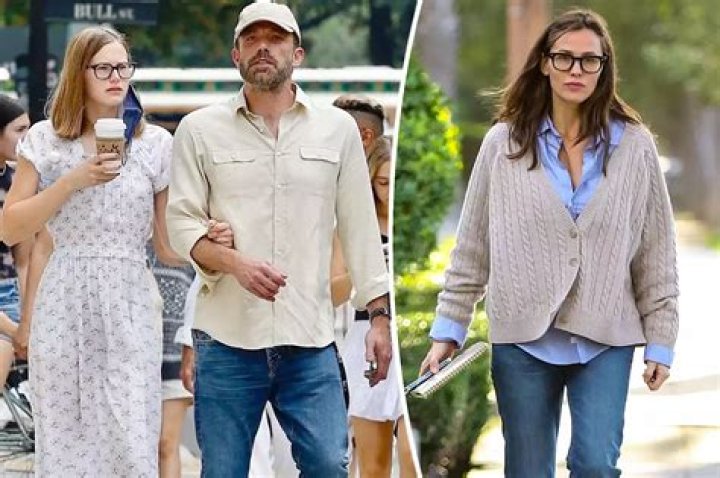 Ben Affleck takes a stroll with Jennifer Garner lookalike daughter