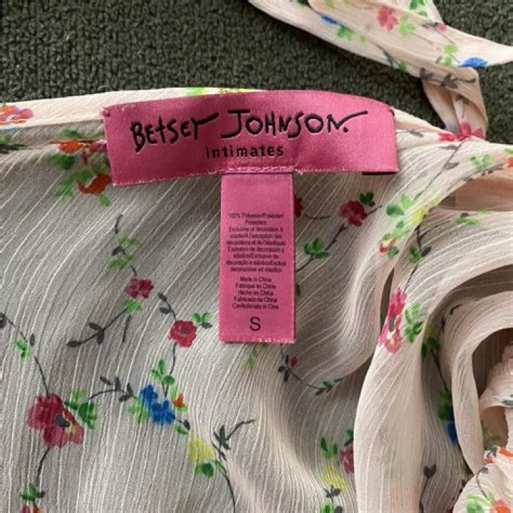 Betsey Johnson Intimates Square Dance Chiffon Babydoll with GString