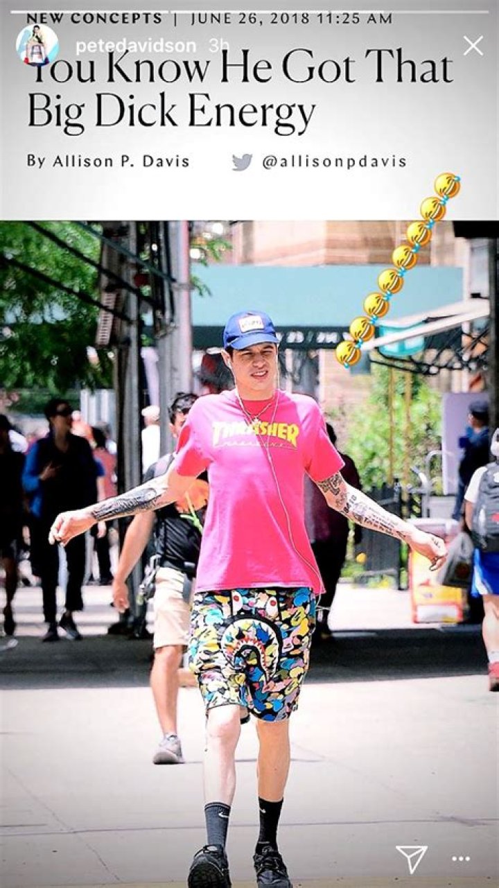 Big dick energy Pete Davidson what is it and how can you tell?