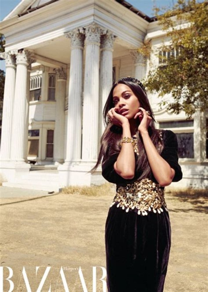 Breakfast at Cindis Golden Goddess Zoe Saldana