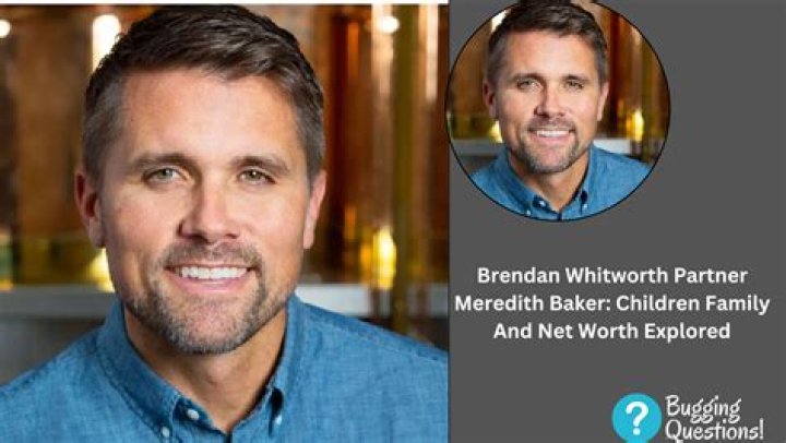 Brendan Whitworth Wife Meredith Baker