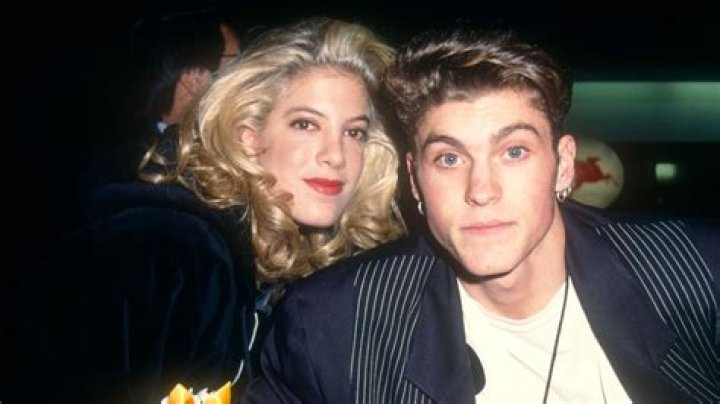 Brian Austin Green and Tori Spelling both age 19, in 1992. Beverly