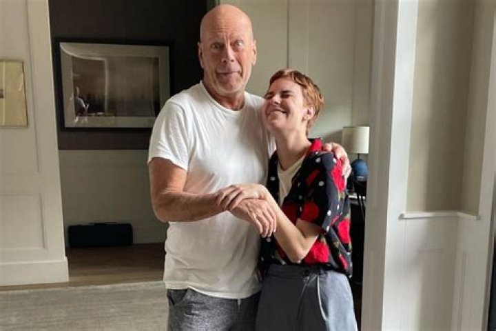 Bruce Willis lors de la demi finale de tennis de l' US open 2016 &agrave; New