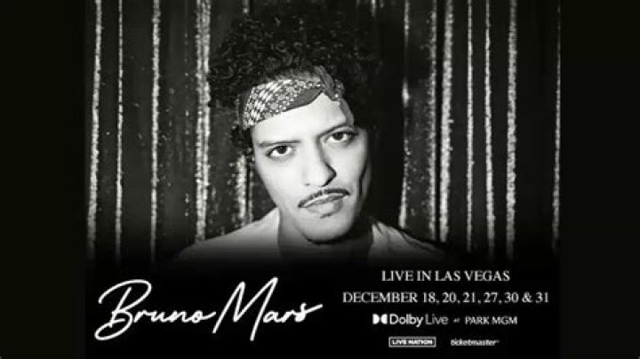 Bruno Mars Las Vegas 2023 Presale Code (Live Nation Dolby Live, Las