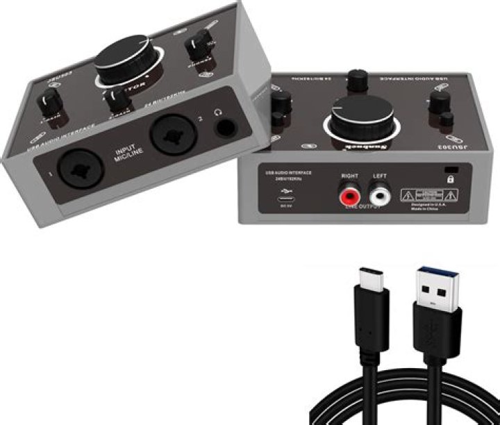 Buy Moukey Audio Interface USBC 3.0 24 Bit 48Khz with Phantom Power