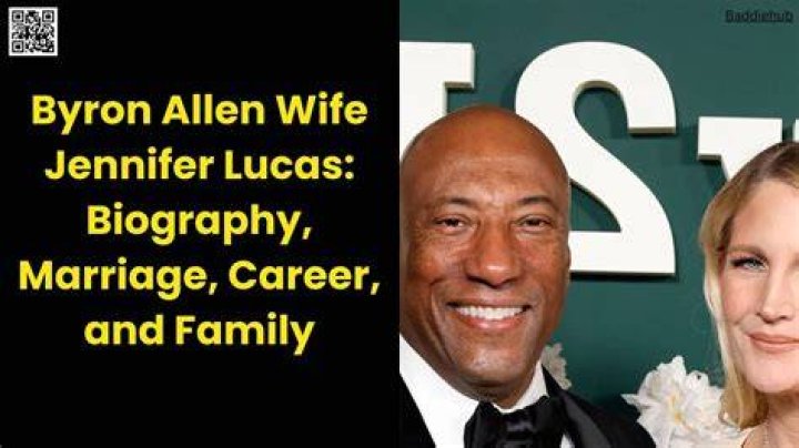 Byron Allen, wife Jennifer Lucas baby