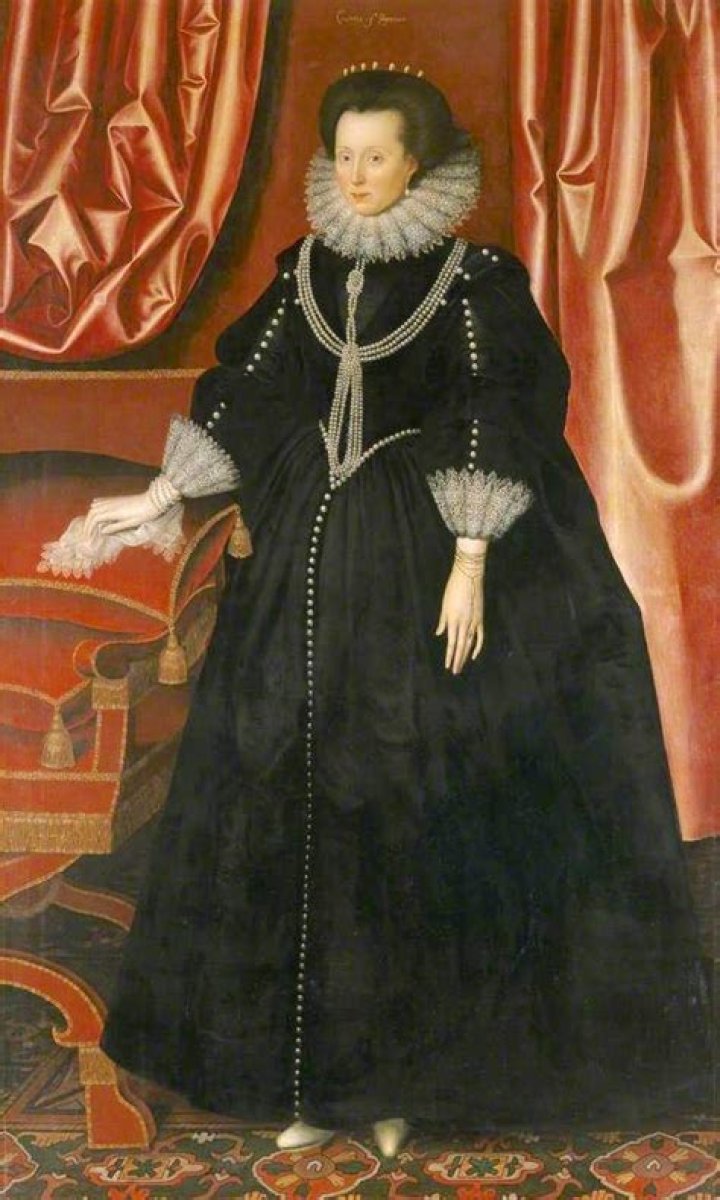 ca. 1615 Elizabeth Drury Countess of Exeter by William Larkin (location
