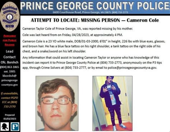 Cameron Long Missing Case Where Was He Seen Last?
