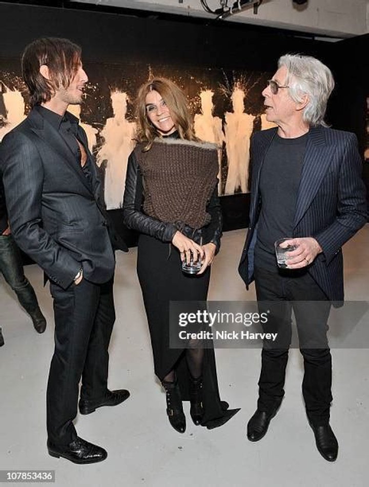 Carine Roitfeld and Christian Restoin 1980.